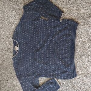VTG Northwest Territory Men's Wool Sweater Gray Knit Crewneck Size XL